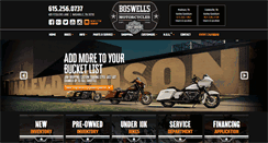 Desktop Screenshot of boswellsharley.com